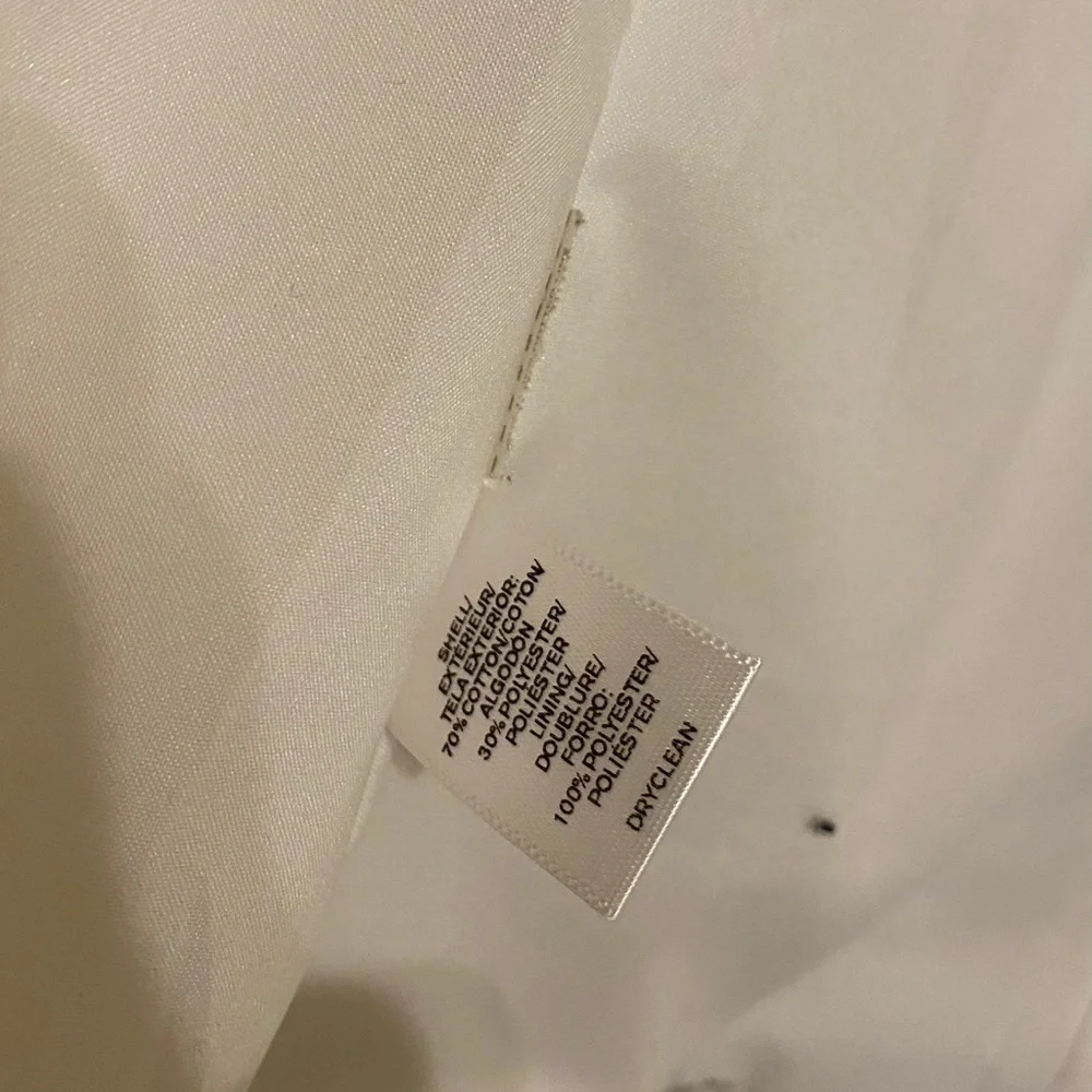Ann Taylor Ivory jacket 6 LOFT - Picture 5 of 6